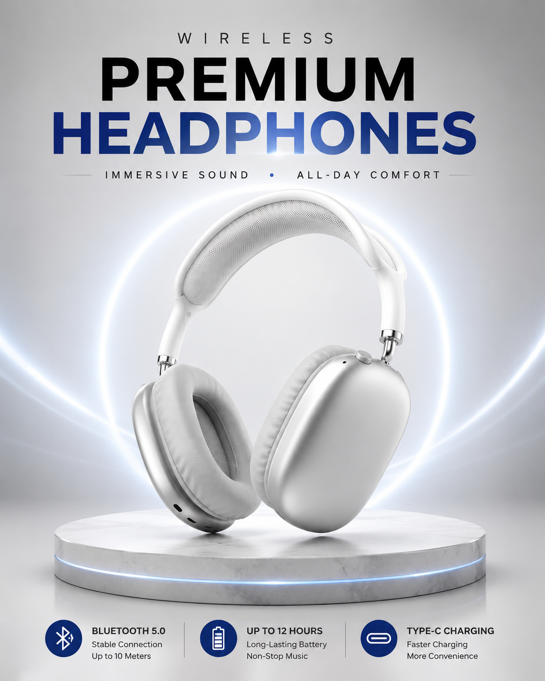 🎧 Premium Headphones Under Rs. 4,000 in Pakistan – AirPods Max Style Without the Premium Price