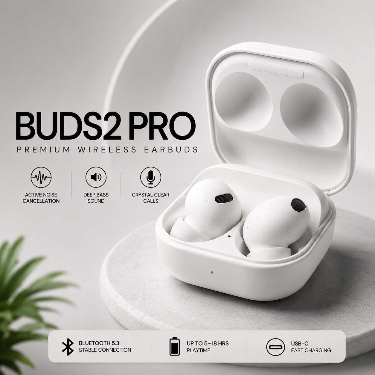 Buds2 Pro Wireless Earbuds | ANC | IPX7 Waterproof